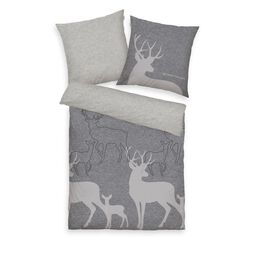 TOM TAILOR TT Flanell-Bettwäsche "Hirsch"