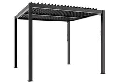 OUTDOOR Gartenpergola 3x3m Anthrazit