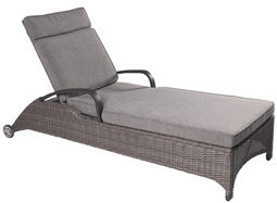 OUTDOOR Sonnenliege rollbar Polyrattan