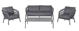OUTDOOR Gartenlounge Set Rope 4 tlg.