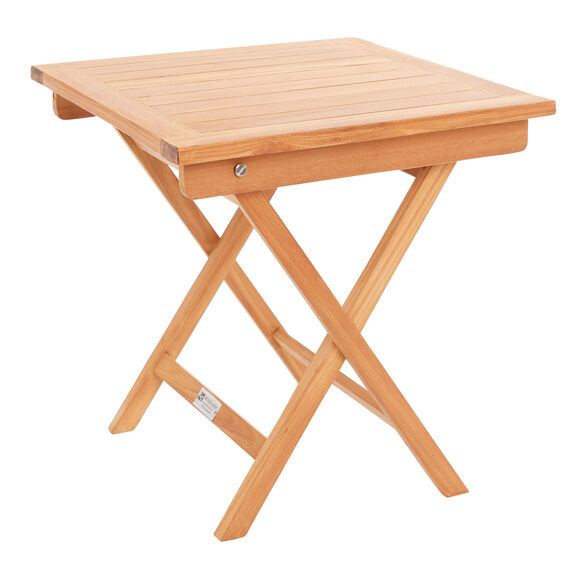 OUTDOOR Beistelltisch Teak klappbar