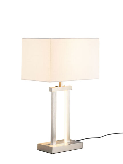 MONDO LED-Tischleuchte 3flg wei&szlig;
silberfarben