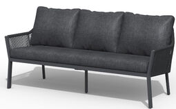 TIERRA OUTDOOR Gartenbank 3-Sitzer Rope