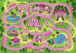 Luxor Kinderteppich Webteppich
