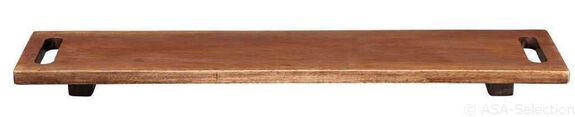 ASA Holzboard auf F&uuml;&szlig;en 60x13cm