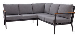 OUTDOOR Gartenlounge Eckset 3-teilig