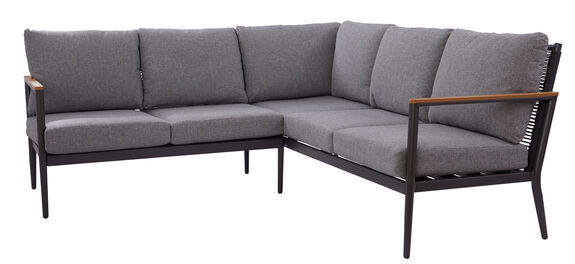 OUTDOOR Gartenlounge Eckset 3-teilig