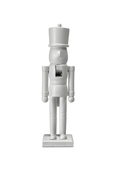 casa NOVA Nussknacker 36,5cm wei&szlig;