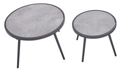 OUTDOOR Beistelltisch Set 2 tlg.