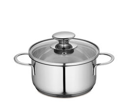 Küchenprofi Kochtopf mit Glasdeckel 14cm