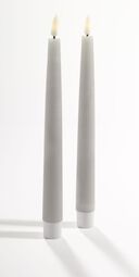 casa NOVA 2er LED-Kerze 22cm