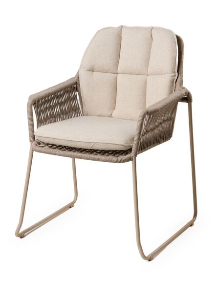 TIERRA OUTDOOR Rivera Dining  Chair Champagne