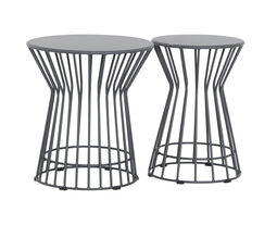 OUTDOOR Beistelltisch-Set 2tlg.