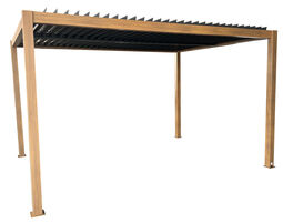 OUTDOOR Gartenpavillon 3x4 m Teakoptik