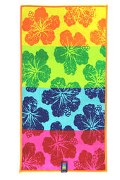 Dero Textil Strandtuch Summer Hibiscus