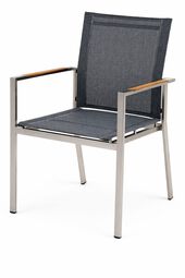 OUTDOOR Gartenstuhl Edelstahl/Teak