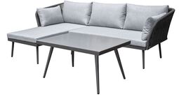 OUTDOOR Lounge-Set 3 tlg.