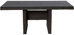 Gartentisch Wangenform Rattan