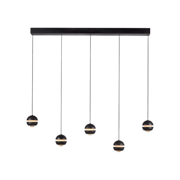 JUST LIGHT LED-Pendelleuchte 5flg