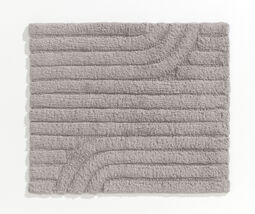Badematte silberfbg