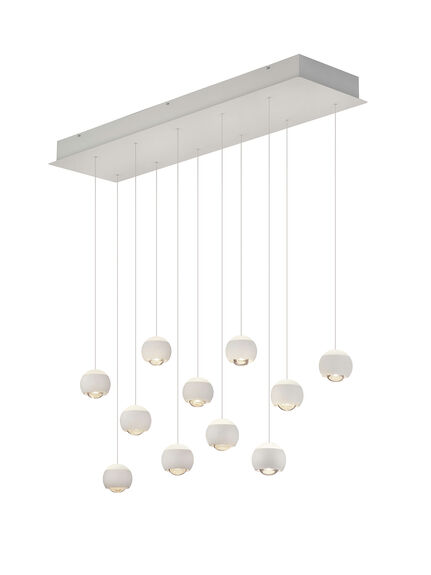 Musterring LED-Pendelleuchte 11flg