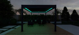 LED-Beleuchtung Gartenpavillon