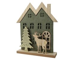 Decoris Objekt Haus 29cm