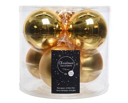 Decoris 6er Kugelbox 8cm