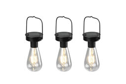 LED-Solar-Pendelleuchte 3flg