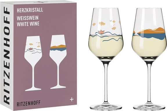 Ritzenhoff Cristal 2er Wei&szlig;weinglas 380ml
