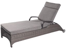 OUTDOOR Sonnenliege rollbar Polyrattan