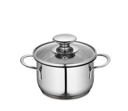 Küchenprofi Kochtopf mit Glasdeckel 12cm