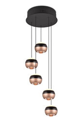LED-Pendelleuchte 5flg