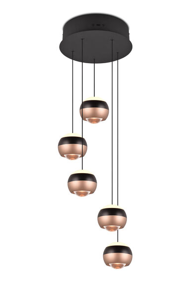 Trio Leuchten LED-Pendelleuchte 5flg