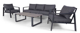 OUTDOOR Garten-Set 4 tlg. Aluminium