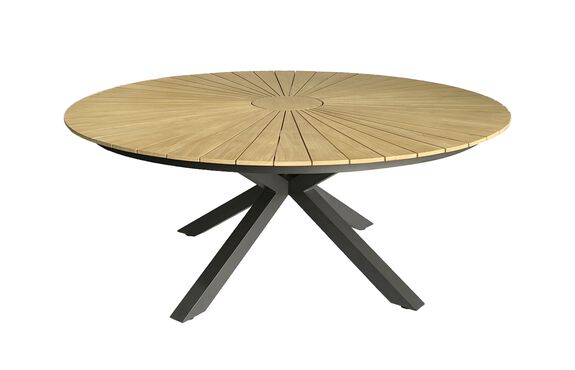 OUTDOOR Teakholz Esstisch rund