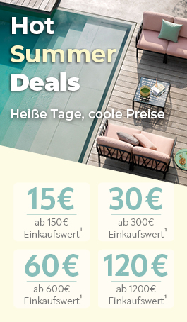 Hot Summer Deals - bis zu 120 € sparen | Gültig nur für Bestellungen von mit „Hot Summer Deals“ gekennzeichneten Produkten im Schaffrath Onlineshop (www.schaffrath.com) im Zeitraum vom 13.06.2025 bis zum 22.06.2025. Der Rabatt wird automatisch im Warenkorb abgezogen. Staffelrabatt 15 Euro Rabatt ab 150 Euro Mindesteinkaufswert der berechtigten Produkte, 30 Euro Rabatt ab 300 Euro Mindesteinkaufswert der berechtigten Produkte, 60 Euro Rabatt ab 600 Euro Mindesteinkaufswert der berechtigten Produkte, 120 Euro Rabatt ab 1200 Euro Mindesteinkaufswert der berechtigten Produkte. Eine Barauszahlung ist nicht möglich. Nicht mit anderen Aktionen kombinierbar. 