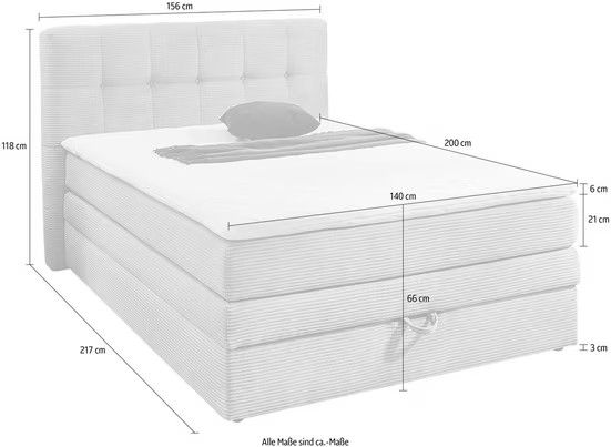 Boxspringbett image number 3