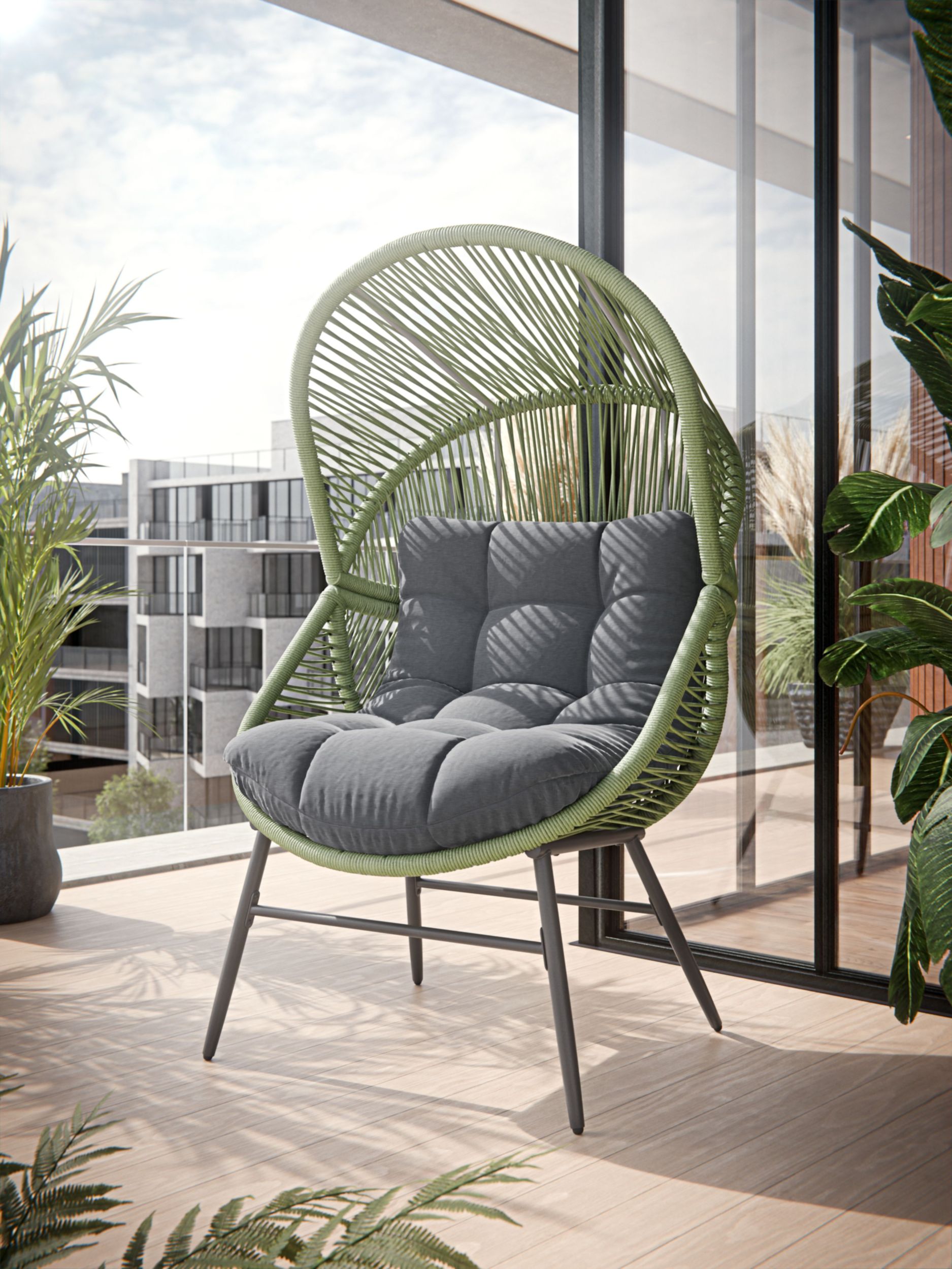 OUTDOOR Rope Garten-Loungesessel image number 6