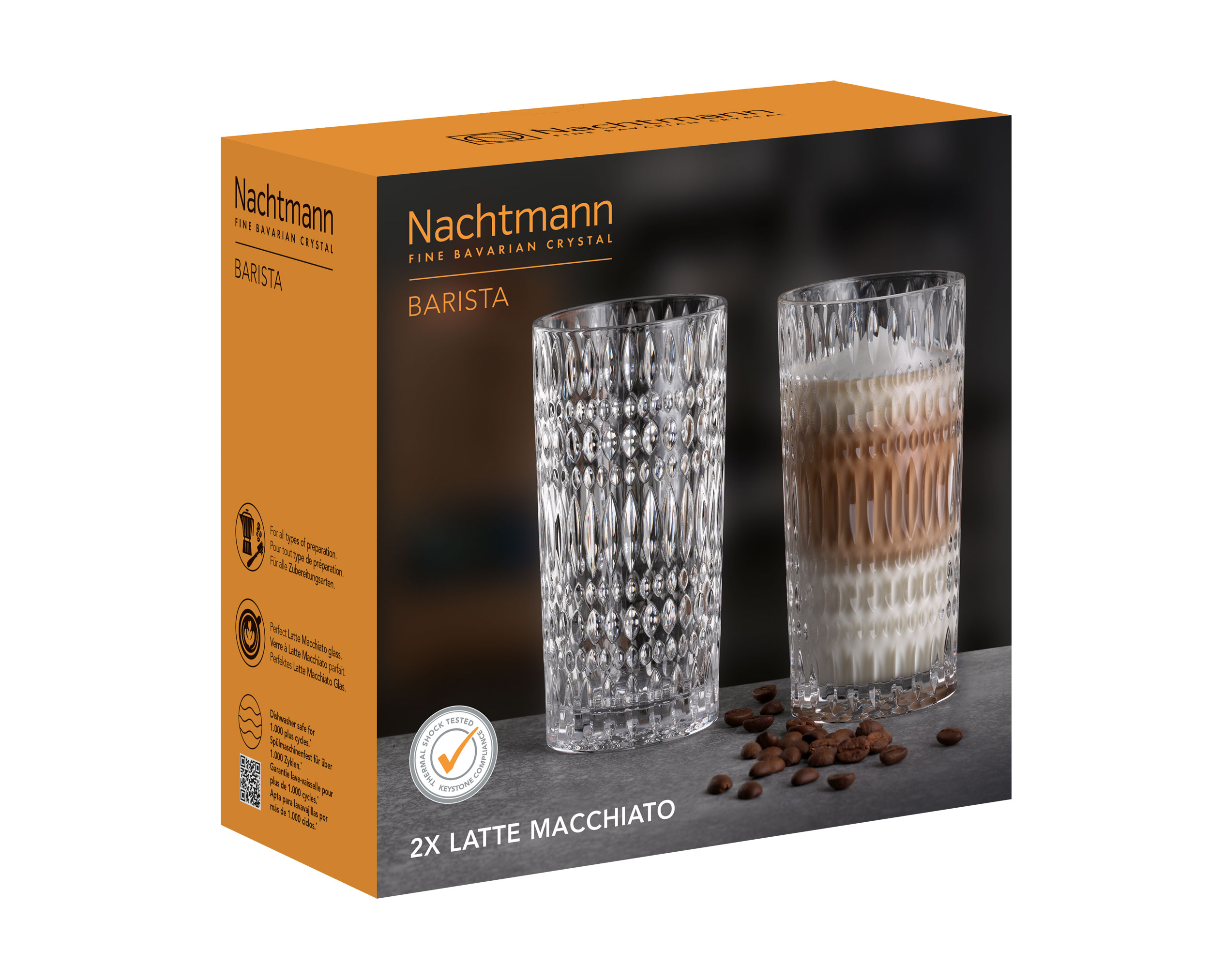 2er Latte Macchiato Glas 434ml image number null