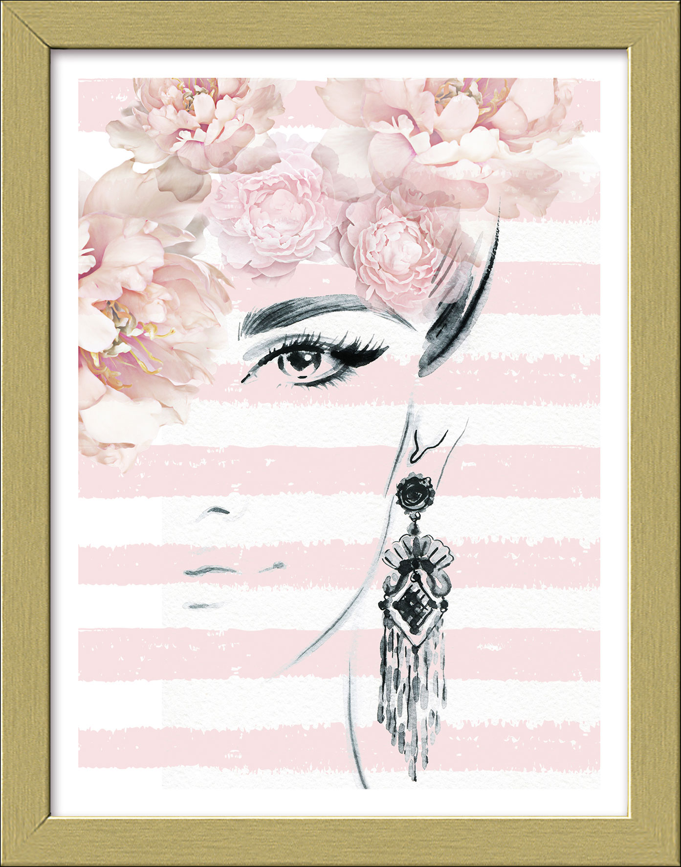 Kunstdruck gerahmt 19x24cm image number null