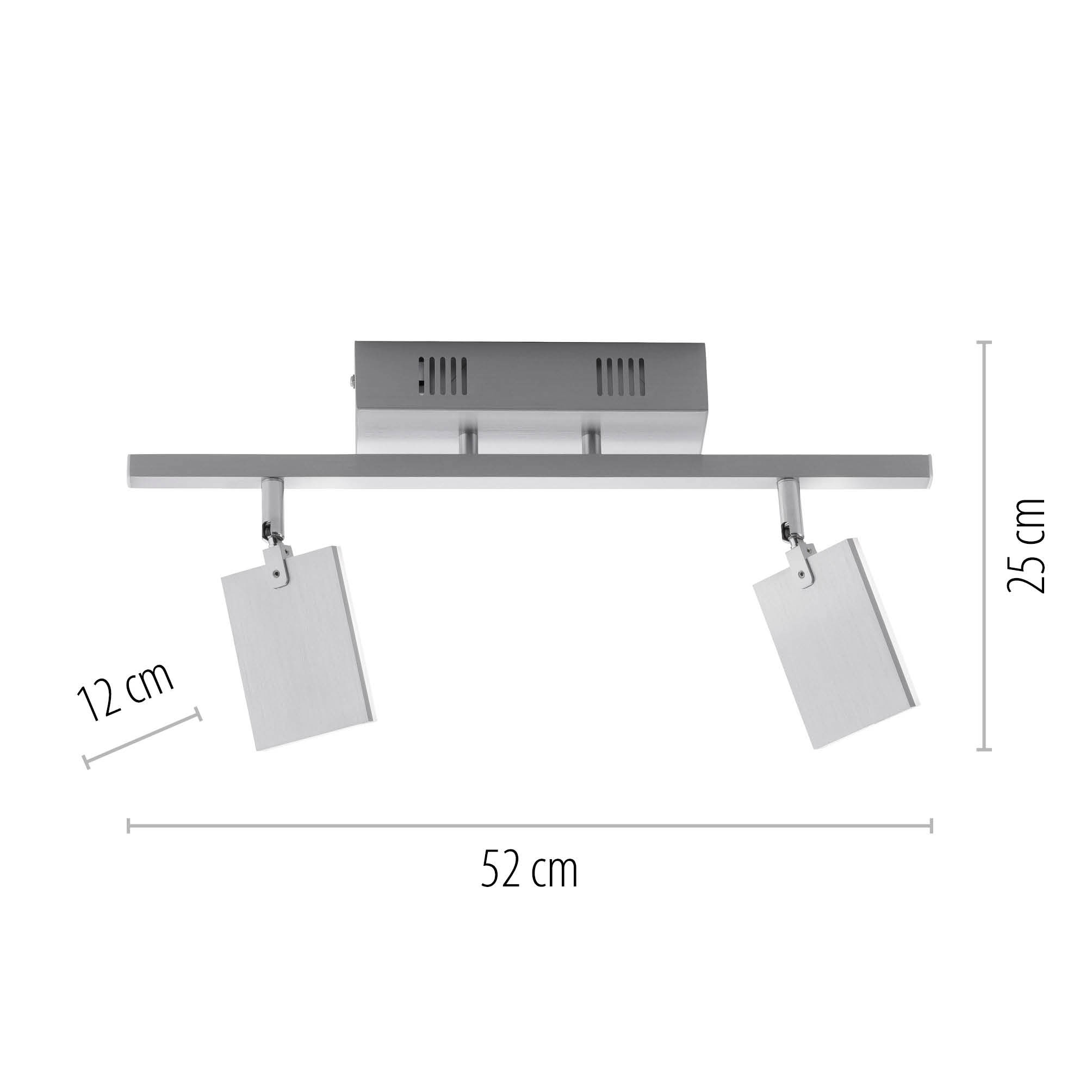 LED-Deckenleuchte 2flg image number null