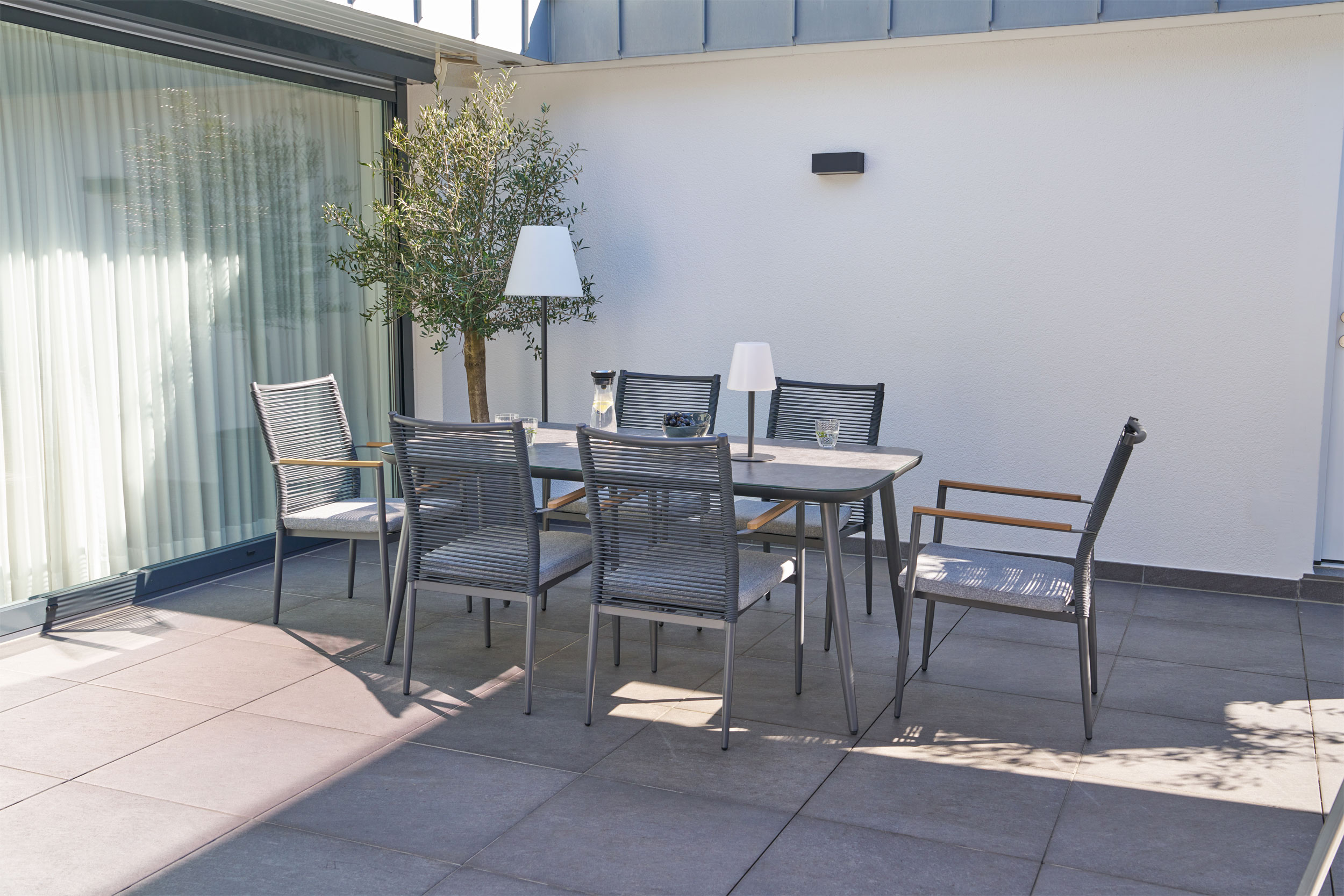 OUTDOOR Garten-Tischgruppe 7-teilig image number 5