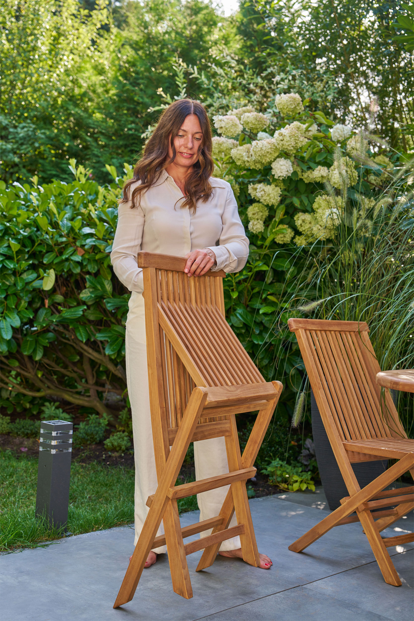 OUTDOOR Teak Klappstuhl image number 6