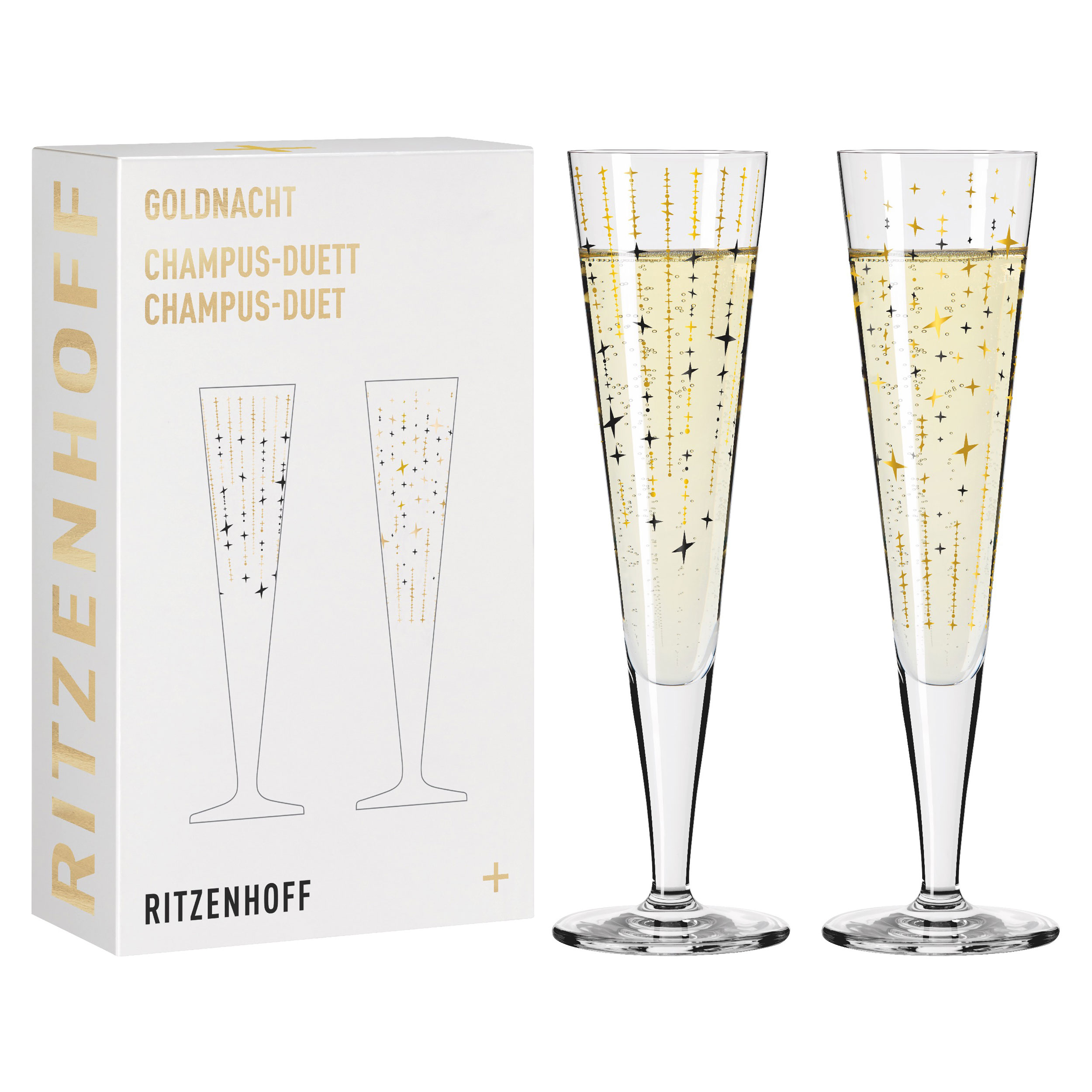 Ritzenhoff Cristal 2er Champagnerglas 205ml image number 2