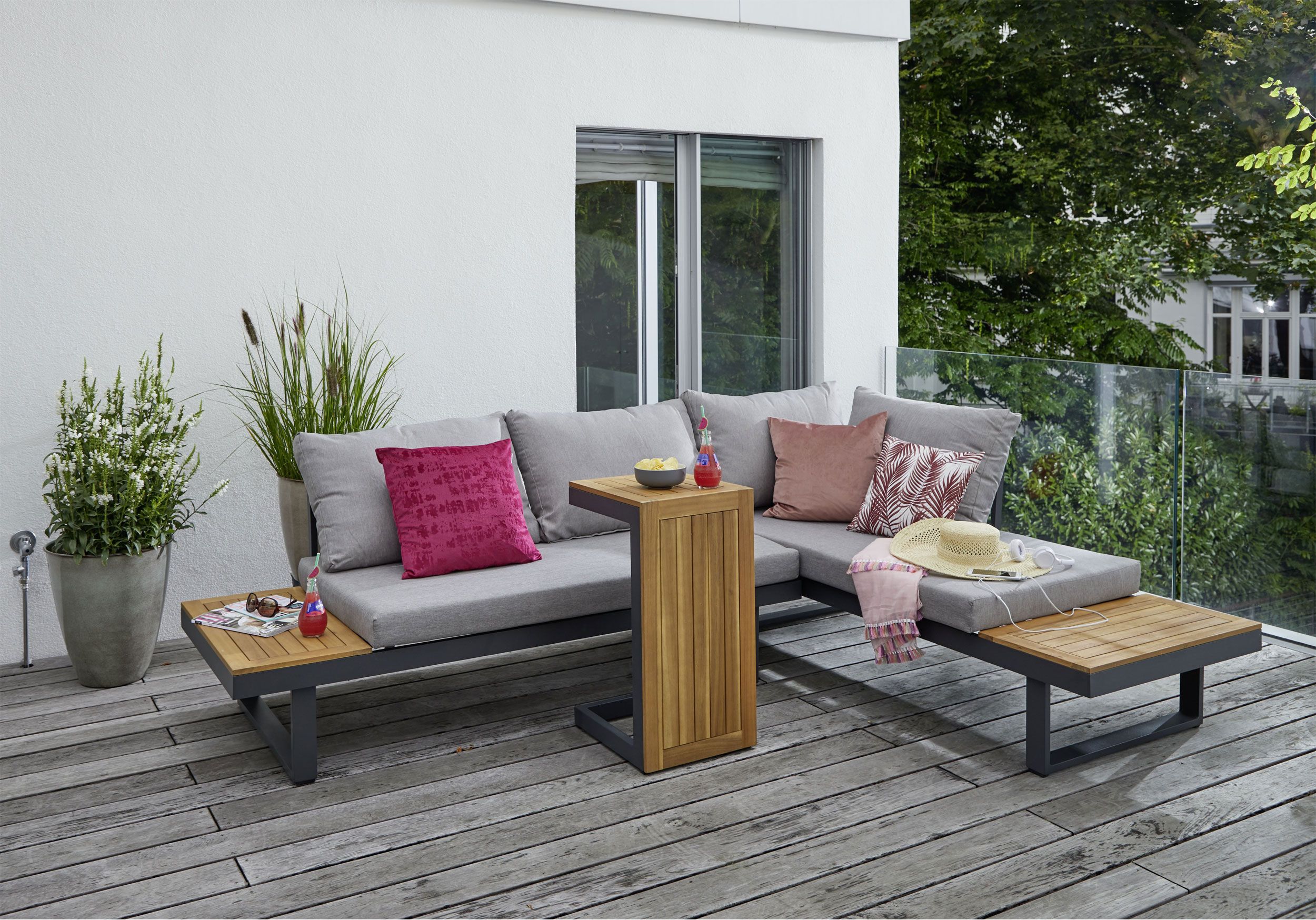 Gartenlounge Alu/Polywood image number null