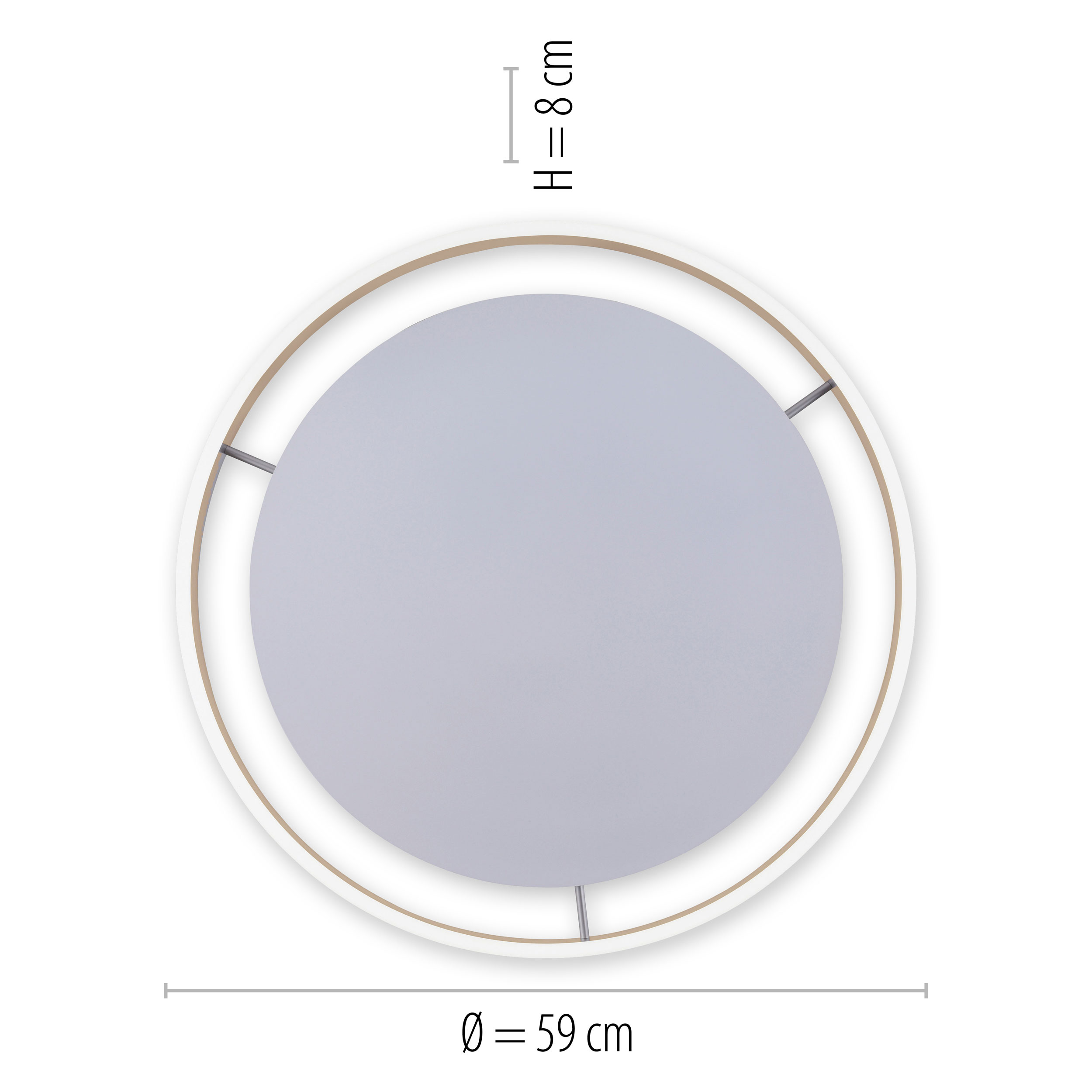 LED-Deckenleuchte 1flg image number null