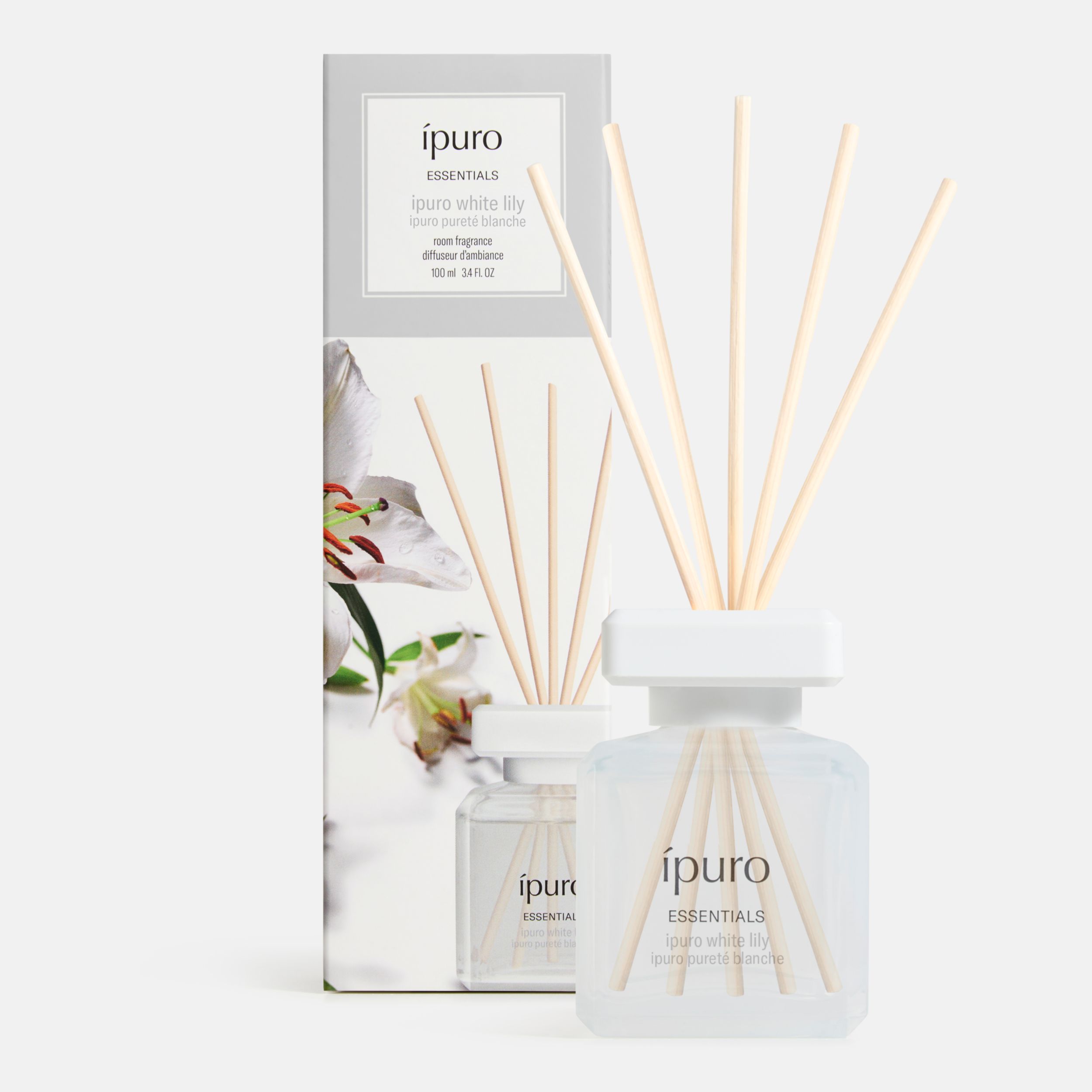 IPURO Raumduft 100ml weiß Glas
