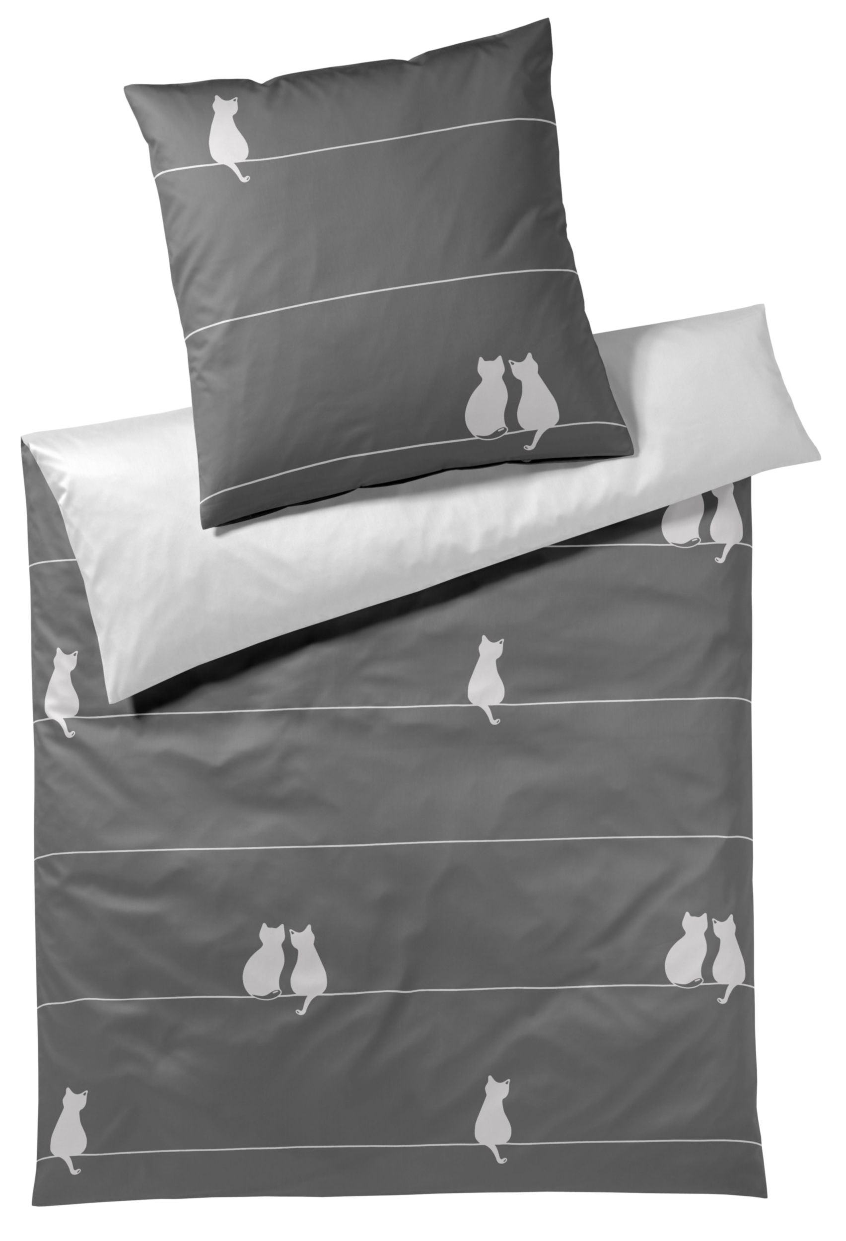 Elegante Mako-Satin-Bettw&auml;sche image number 1