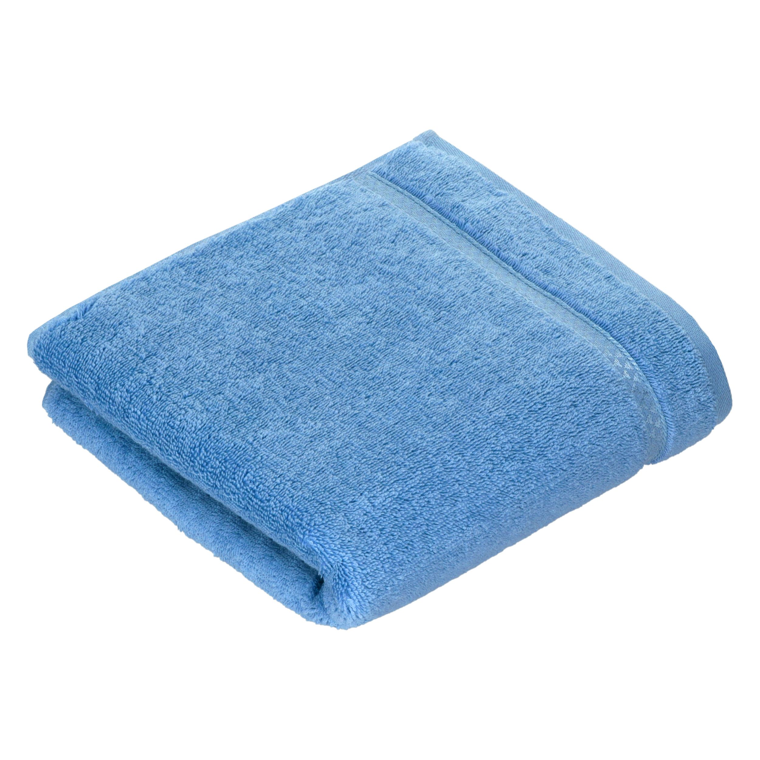 VOSSEN Handtuch Marifee blau Baumwolle